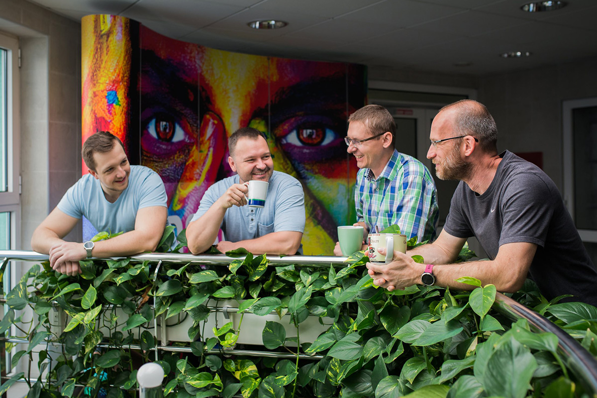 Odpolední káva v práci